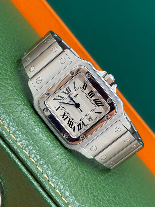 Cartier Santos Galbée Quartz - White Dial - Ref 1564