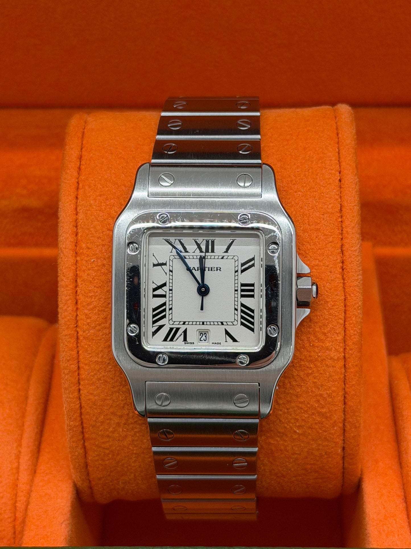 Cartier Santos Galbée Quartz - White Dial - Ref 1564