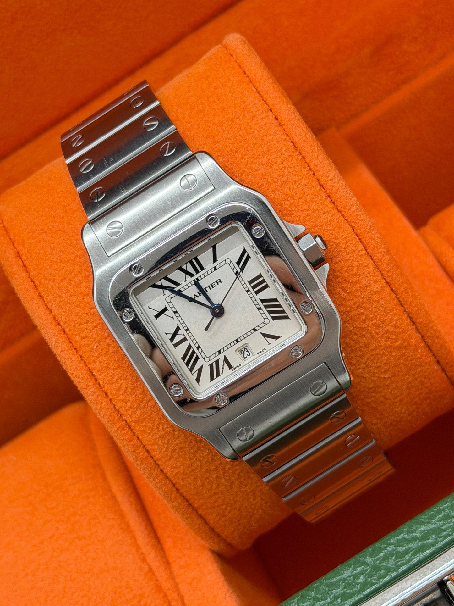 Cartier Santos Galbée Quartz - White Dial - Ref 1564