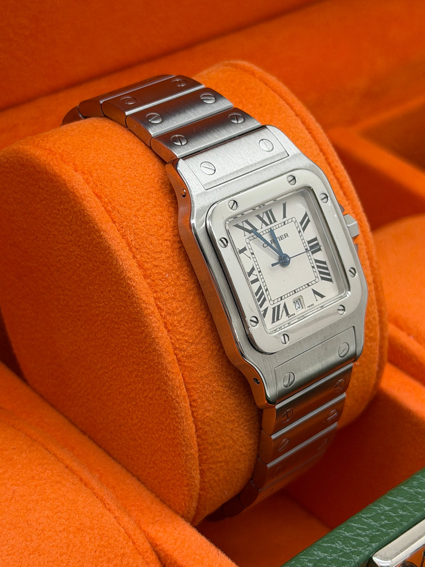 Cartier Santos Galbée Quartz - White Dial - Ref 1564
