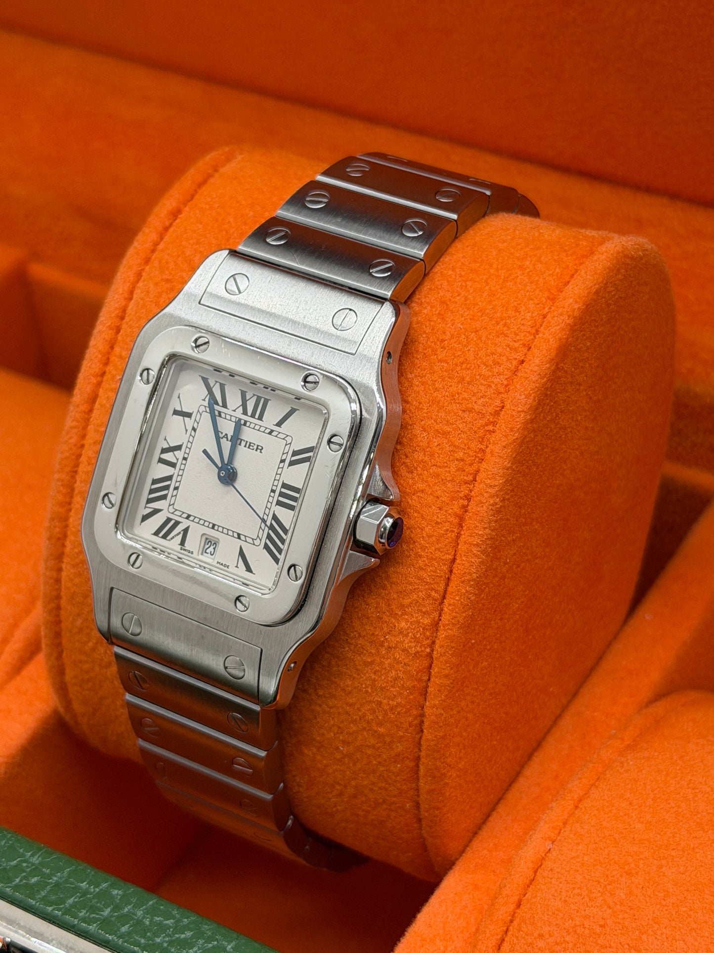 Cartier Santos Galbée Quartz - White Dial - Ref 1564