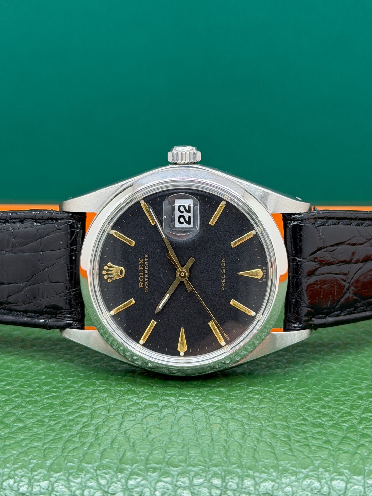Rolex Date Precision 34mm - Original Black Dial - Ref 6694