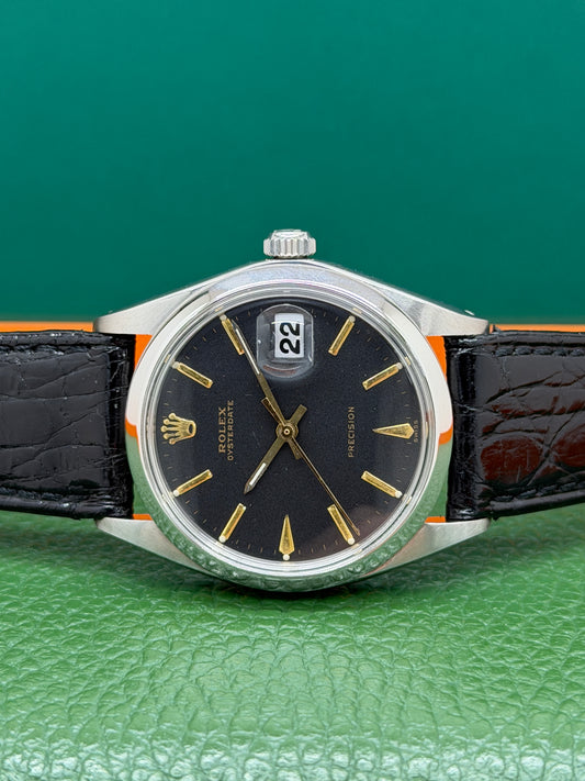 Rolex Date Precision 34mm - Original Black Dial - Ref 6694