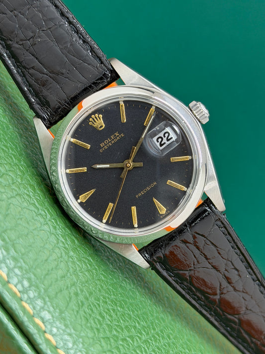 Rolex Date Precision 34mm - Original Black Dial - Ref 6694