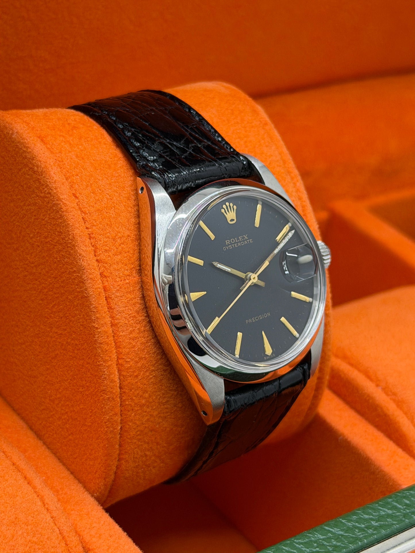 Rolex Date Precision 34mm - Original Black Dial - Ref 6694
