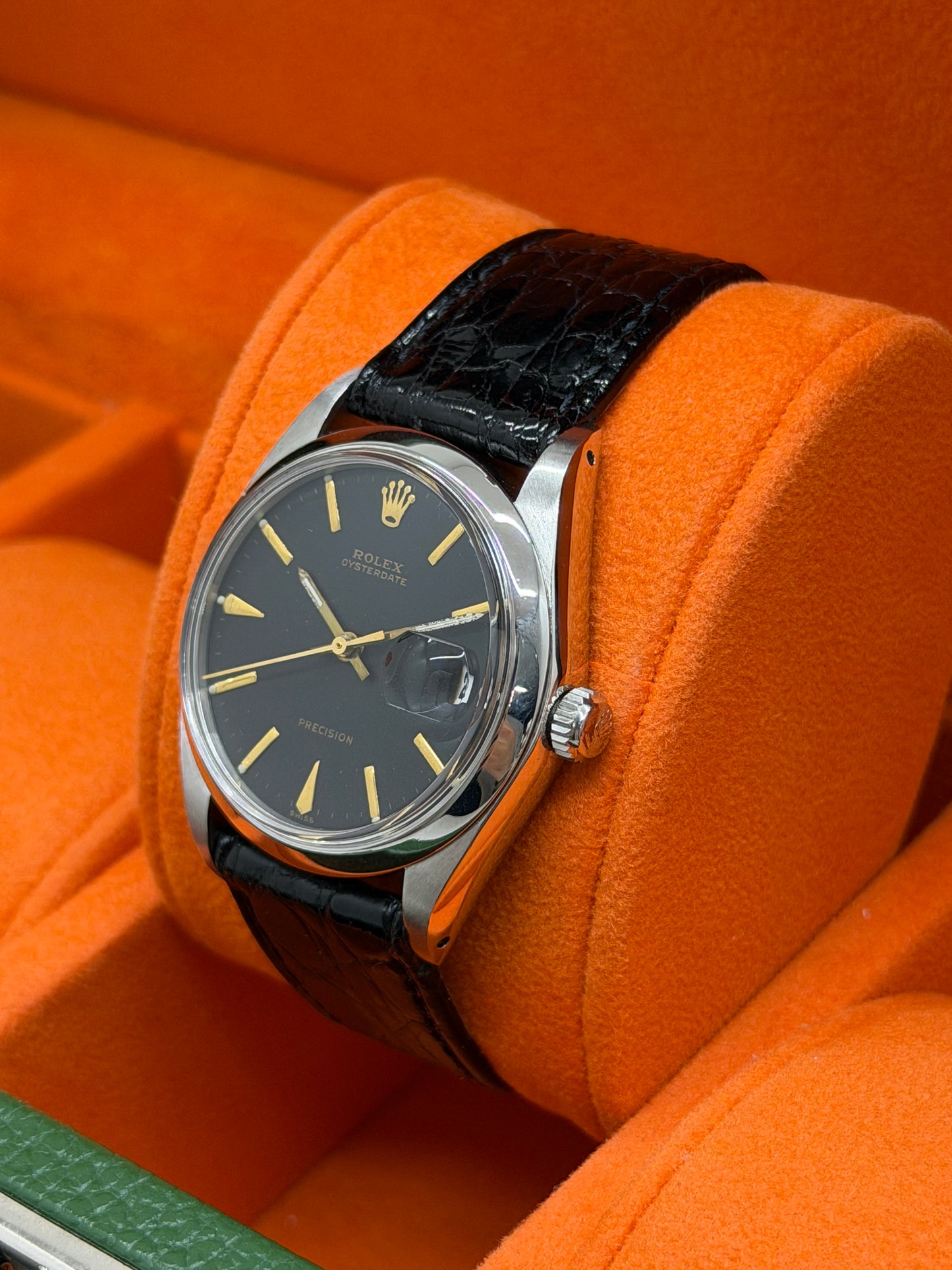 Rolex Date Precision 34mm - Original Black Dial - Ref 6694