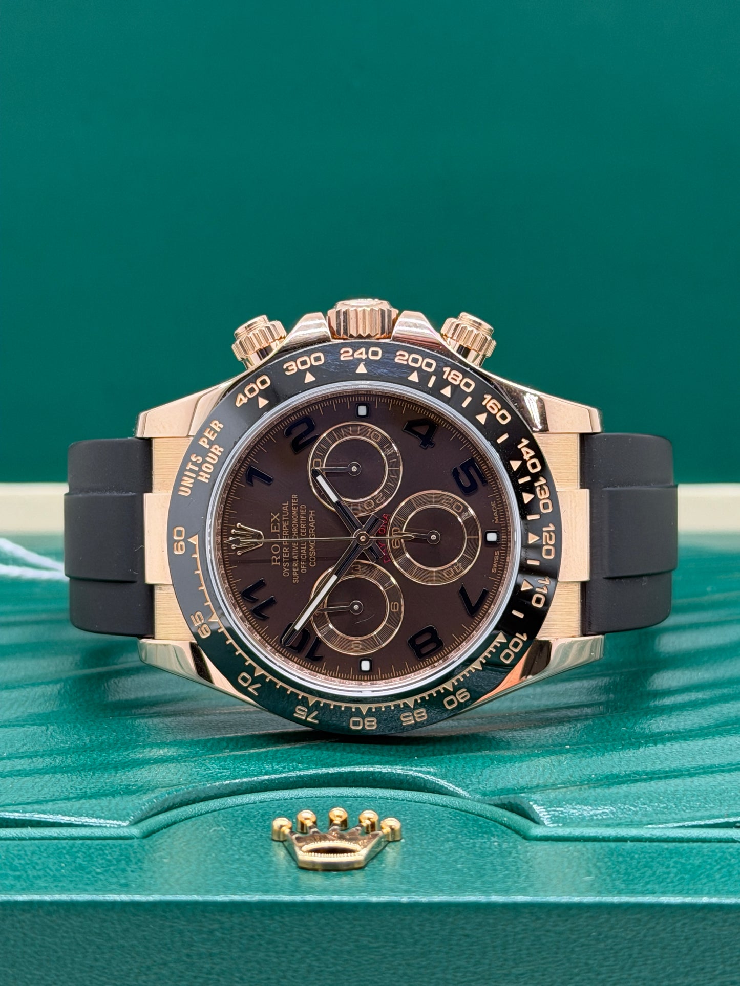Rolex Daytona Ref.116515LN - Choco Dial Arabic Numbers - Double Strap - Y.2015 (Service Rolex 2026)