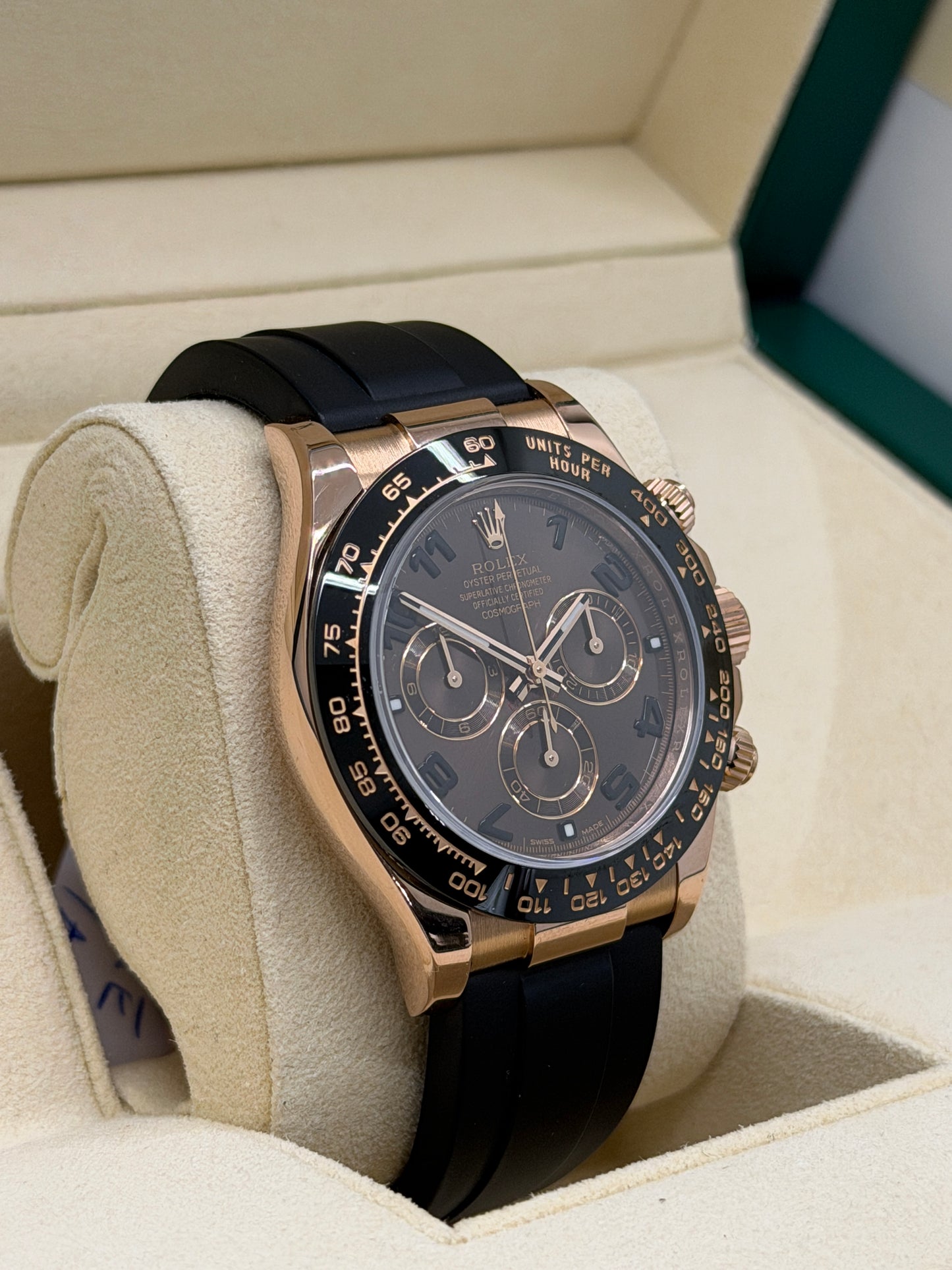 Rolex Daytona Ref.116515LN - Choco Dial Arabic Numbers - Double Strap - Y.2015 (Service Rolex 2026)