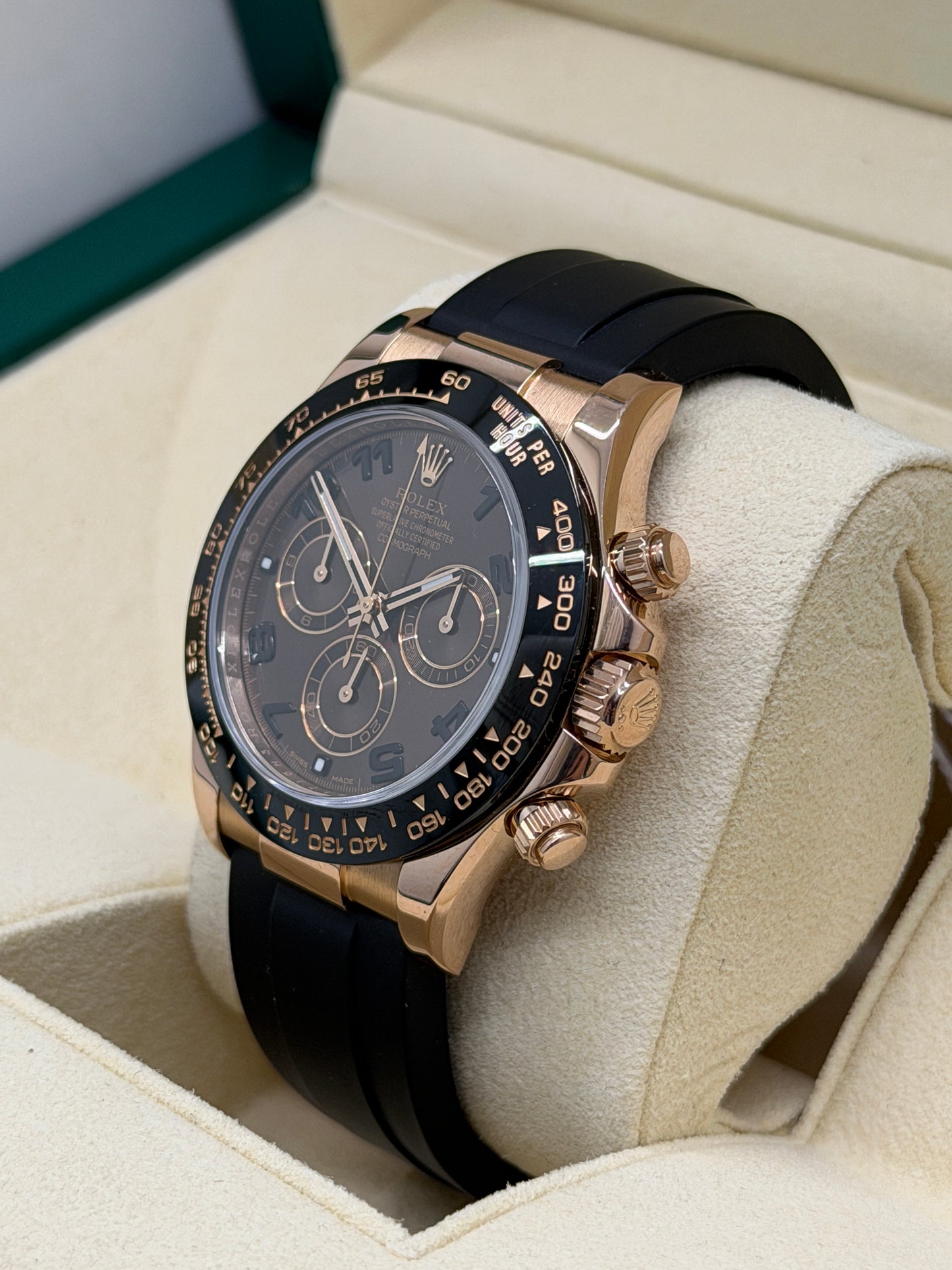 Rolex Daytona Ref.116515LN - Choco Dial Arabic Numbers - Double Strap - Y.2015 (Service Rolex 2026)