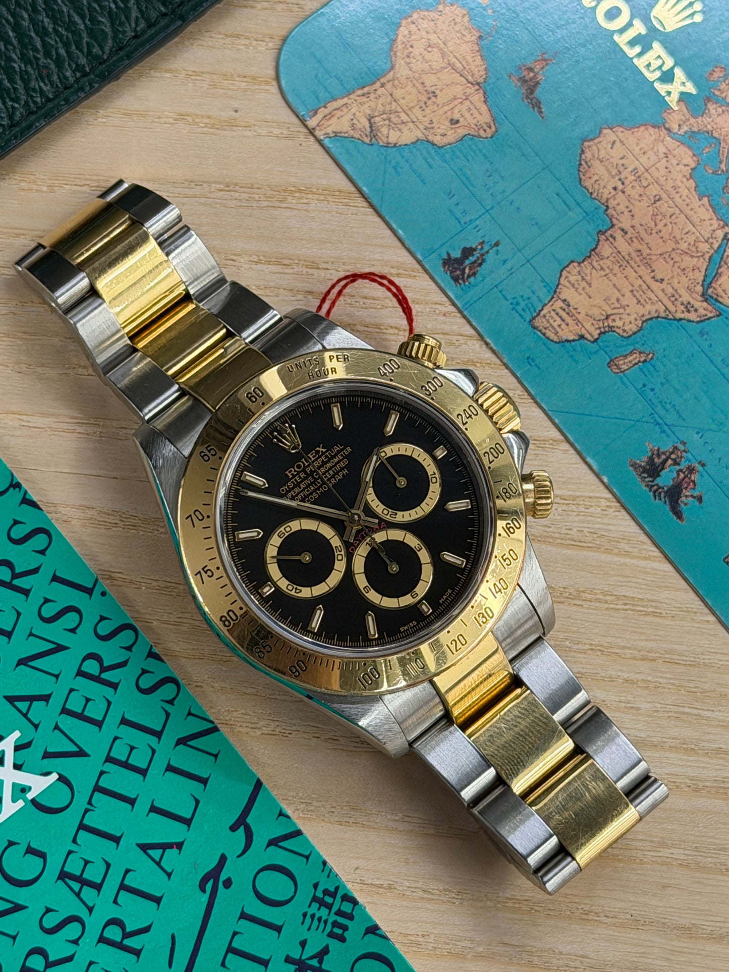 Rolex Daytona El Primero - Ref 16523 - Black Dial - Yellow Gold & Steel - Ser A - 1999