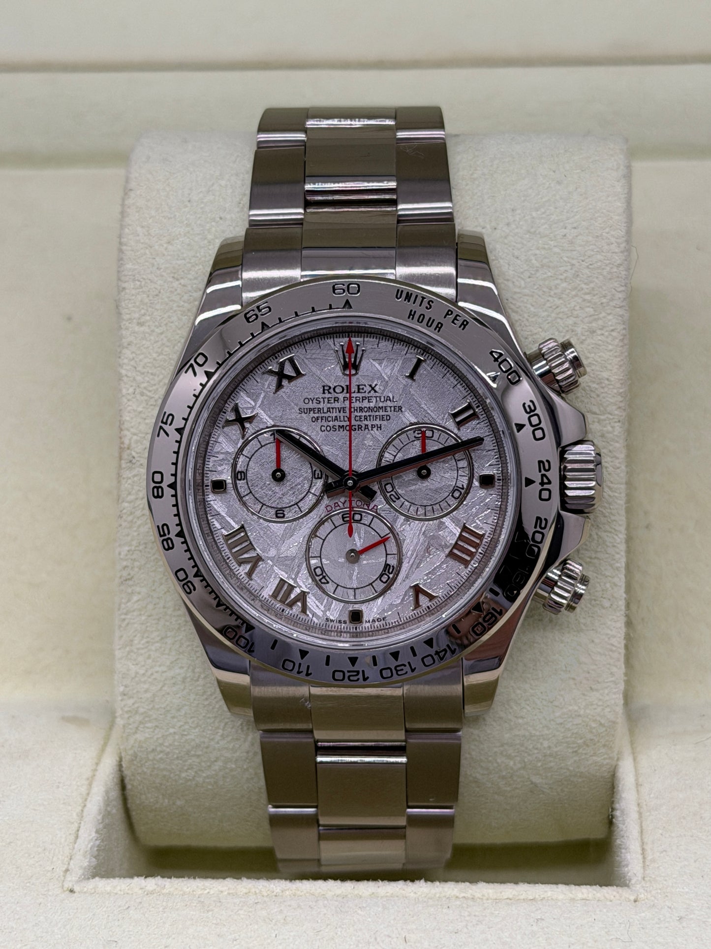 Rolex Daytona - 18Kt White Gold - Meteorite Dial - Ref 116509 - Year 2008
