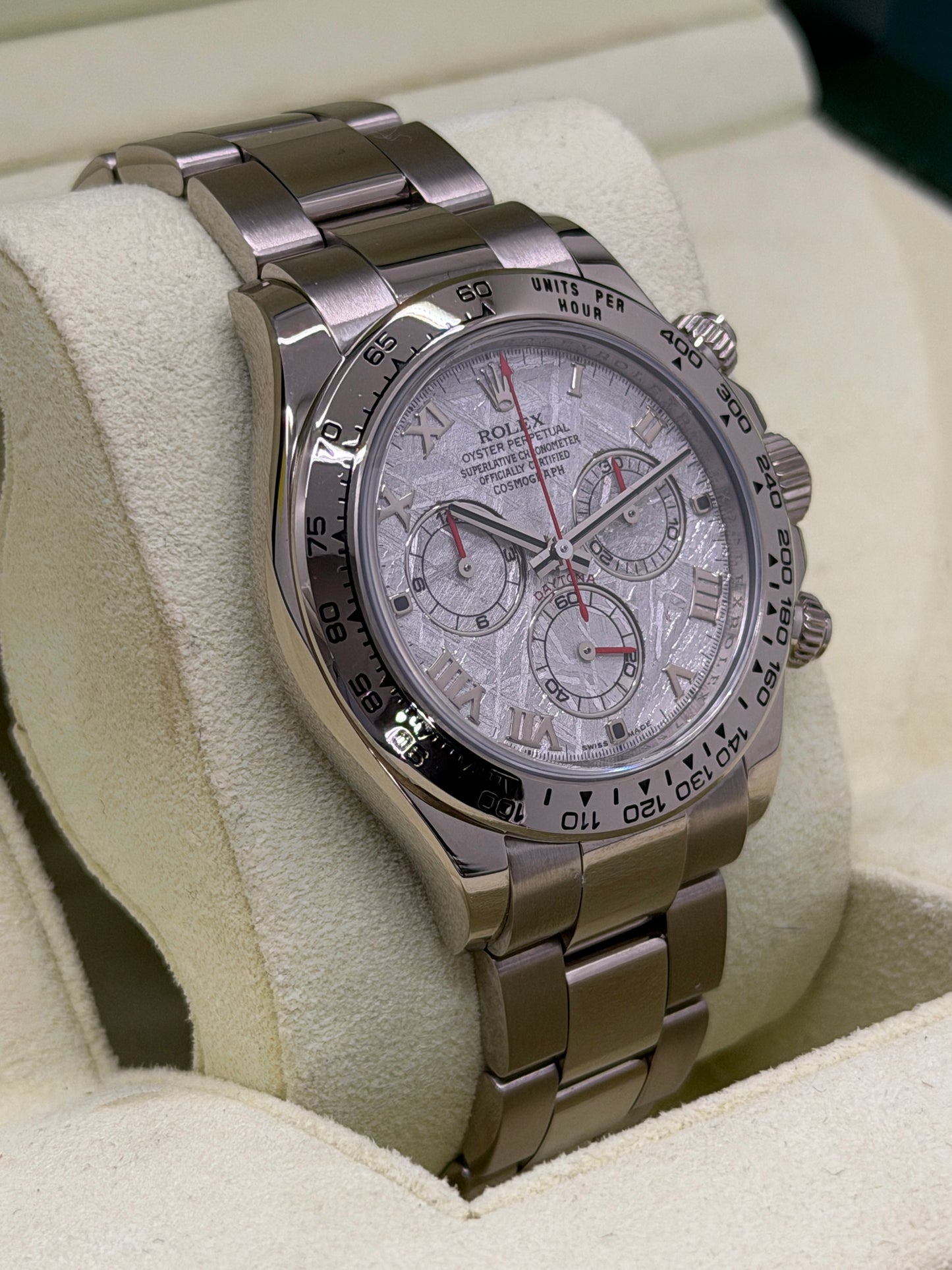 Rolex Daytona - 18Kt White Gold - Meteorite Dial - Ref 116509 - Year 2008