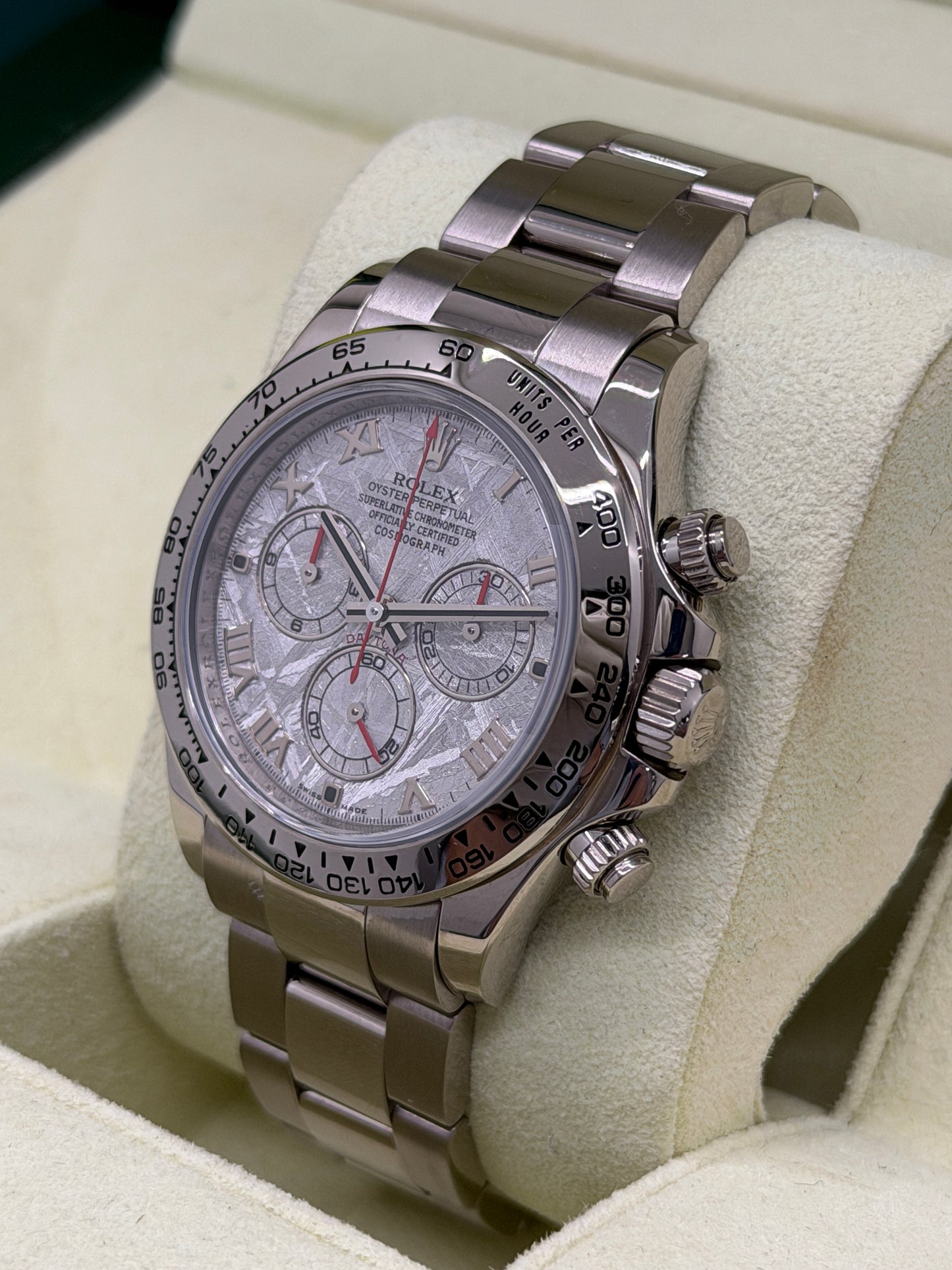 Rolex Daytona - 18Kt White Gold - Meteorite Dial - Ref 116509 - Year 2008