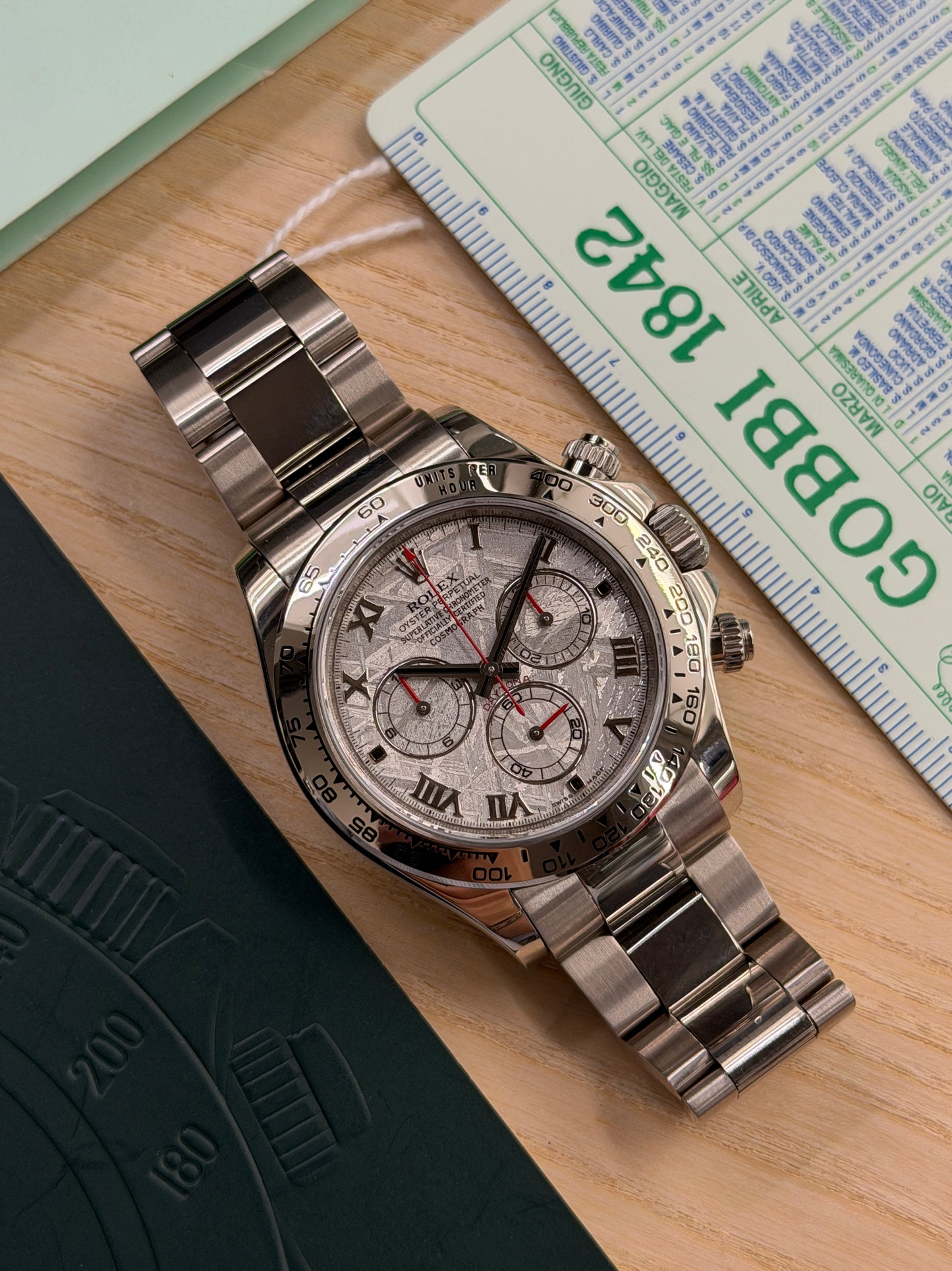 Rolex Daytona - 18Kt White Gold - Meteorite Dial - Ref 116509 - Year 2008