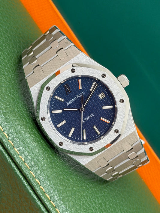 Audemars Piguet Royal Oak 39mm - Blue Dial - Ref 15300ST.OO.1220ST.02