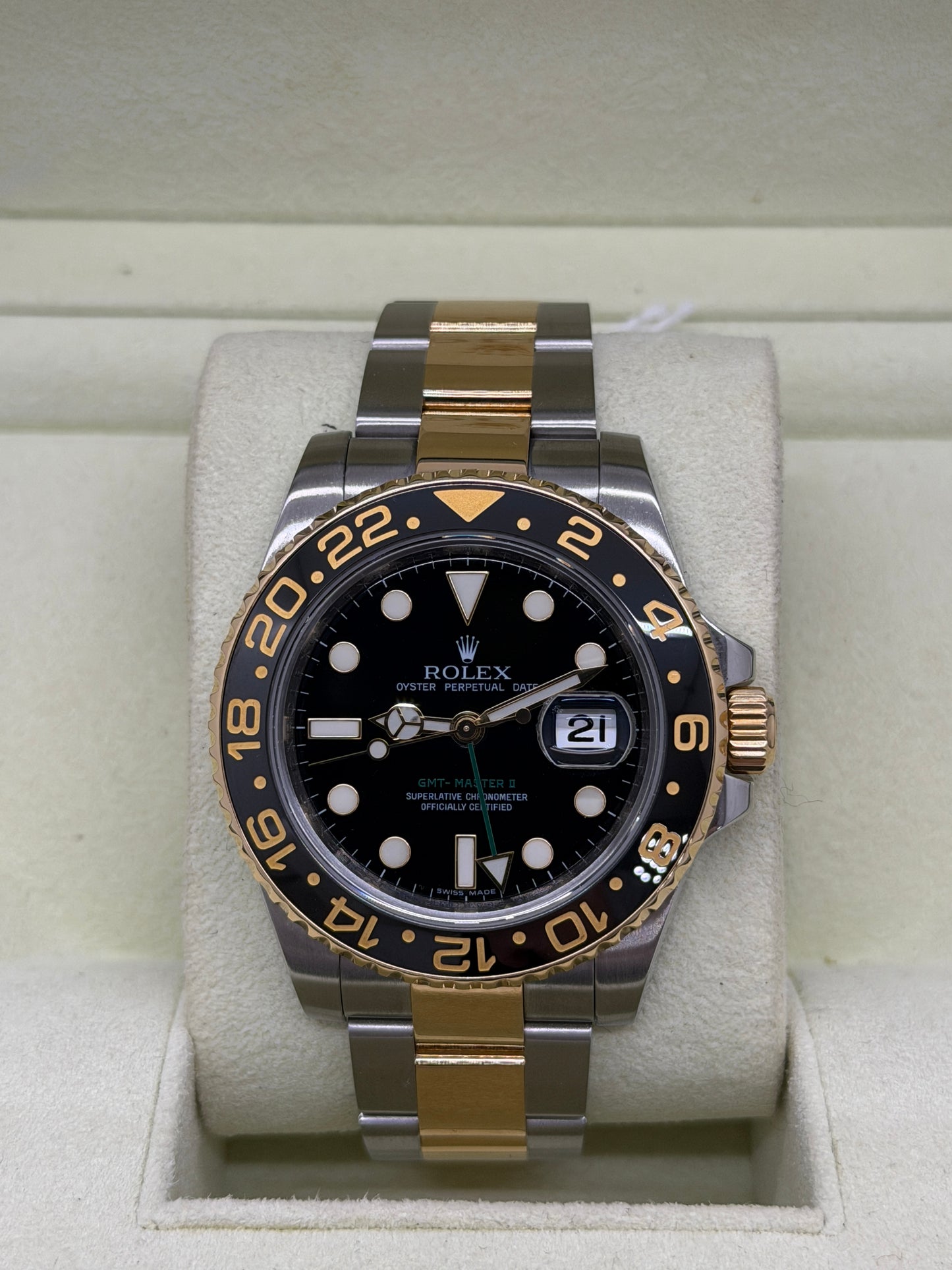 Rolex GMT-Master II - 18Kt Yellow Gold & Steel - Ref 116713LN - Year 2008