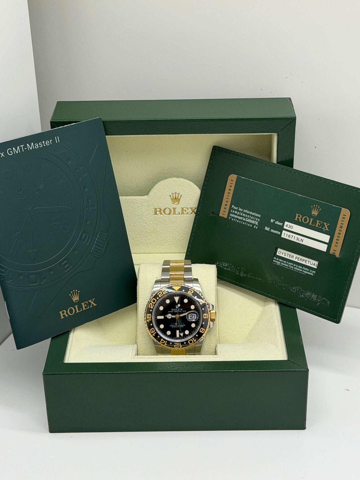 Rolex GMT-Master II - 18Kt Yellow Gold & Steel - Ref 116713LN - Year 2008