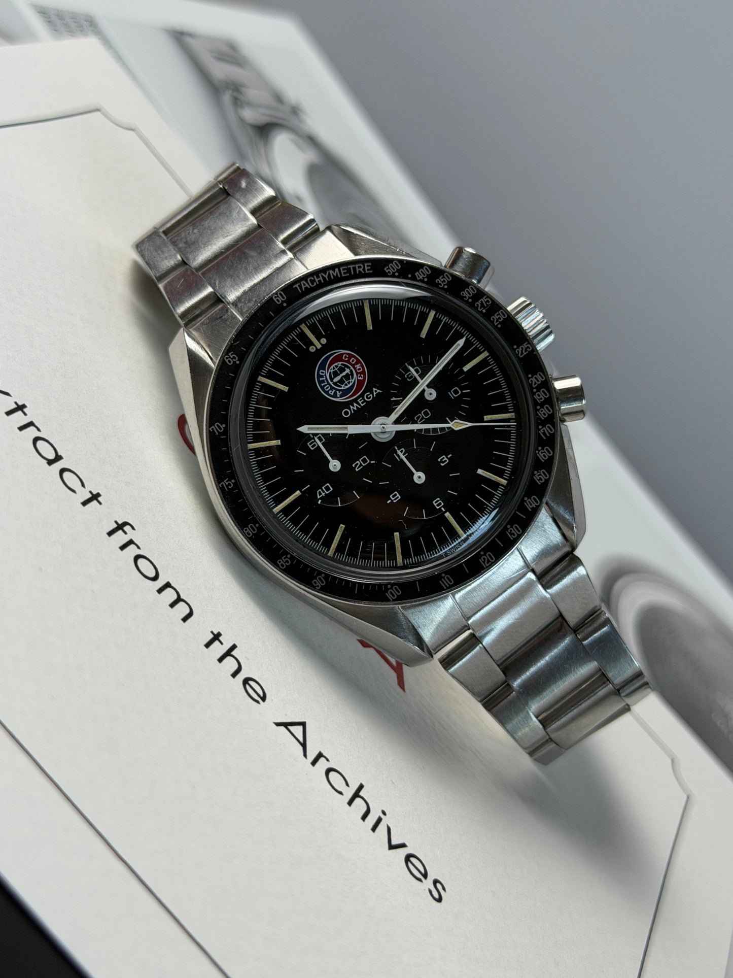 Omega Speedmaster Professional Moonwatch Apollo - Soyuz - Limited Edition Ita 500pz Ref. ST145.022 - Year 1976 - Omega Extract From The Archives