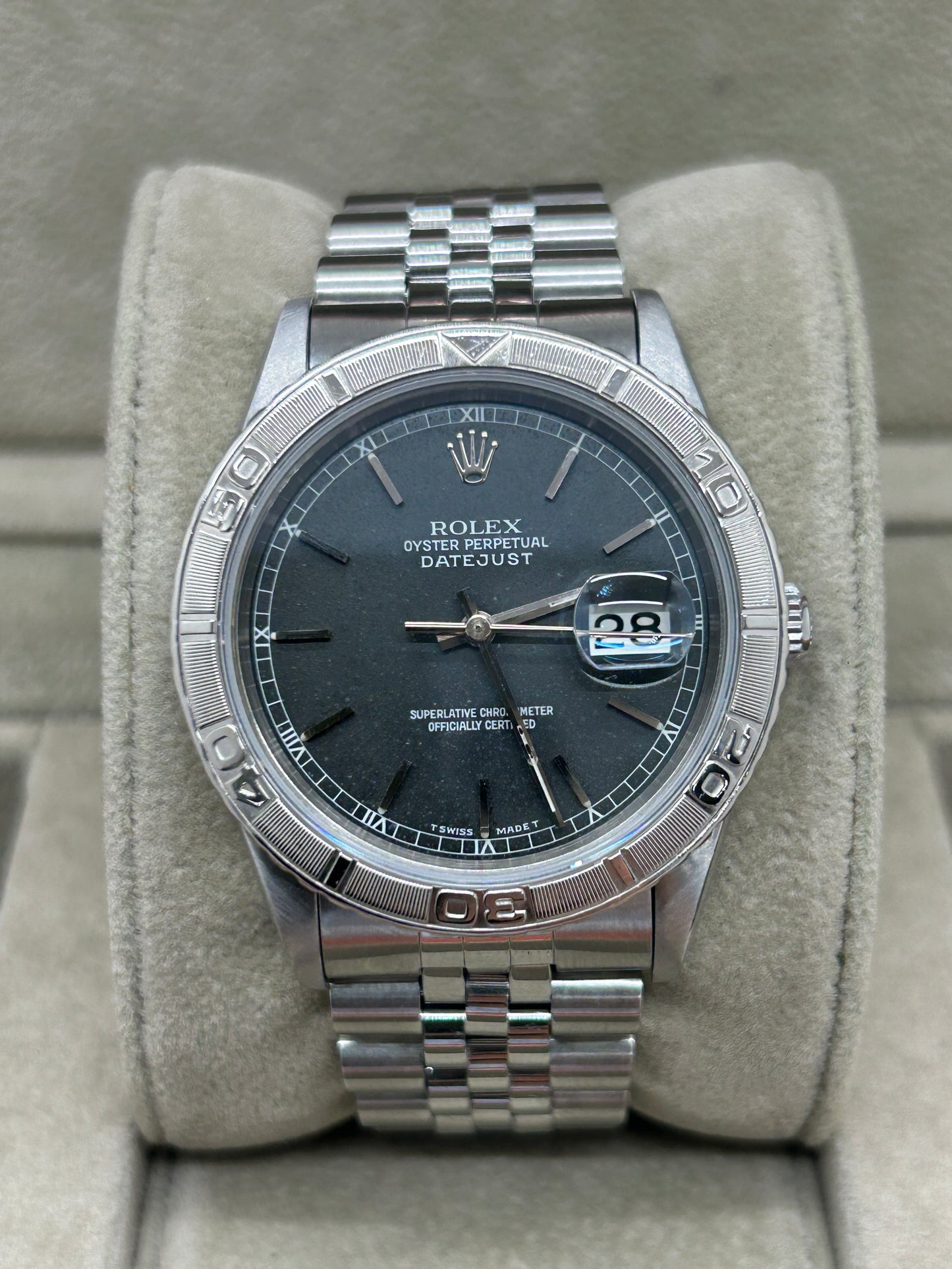 Rolex Datejust 36 Turn-O-Graph - Ref.16264 - Black Dial
