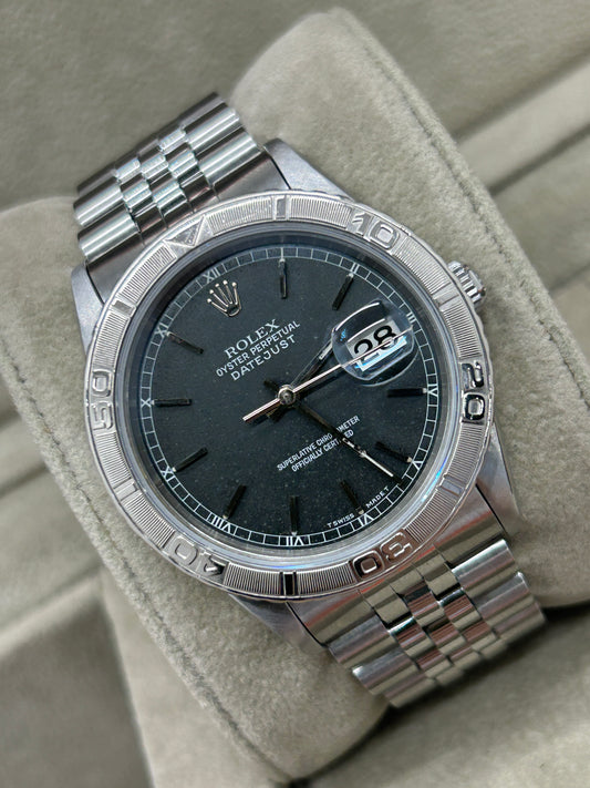 Rolex Datejust 36 Turn-O-Graph - Ref.16264 - Black Dial