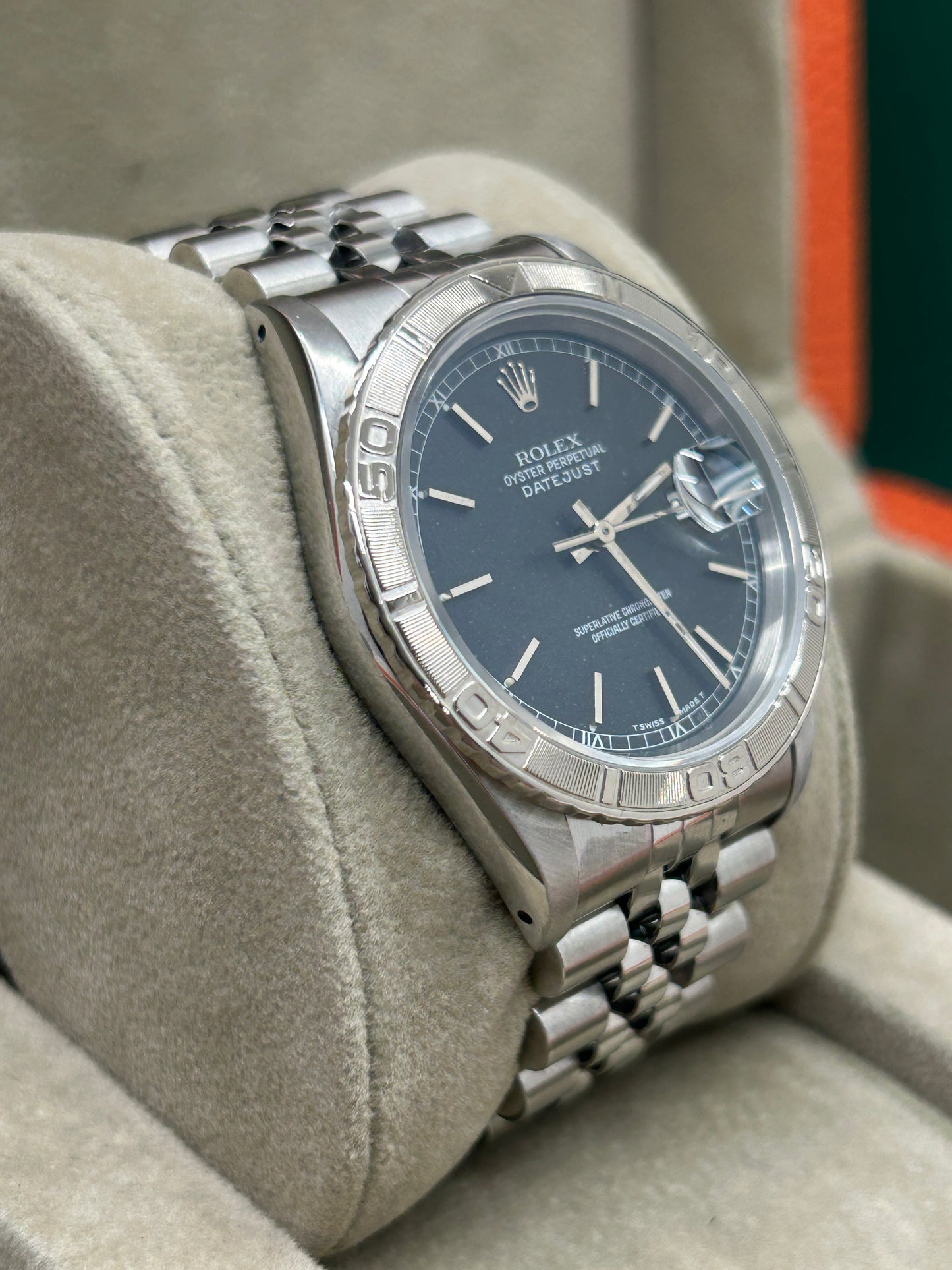 Rolex Datejust 36 Turn-O-Graph - Ref.16264 - Black Dial