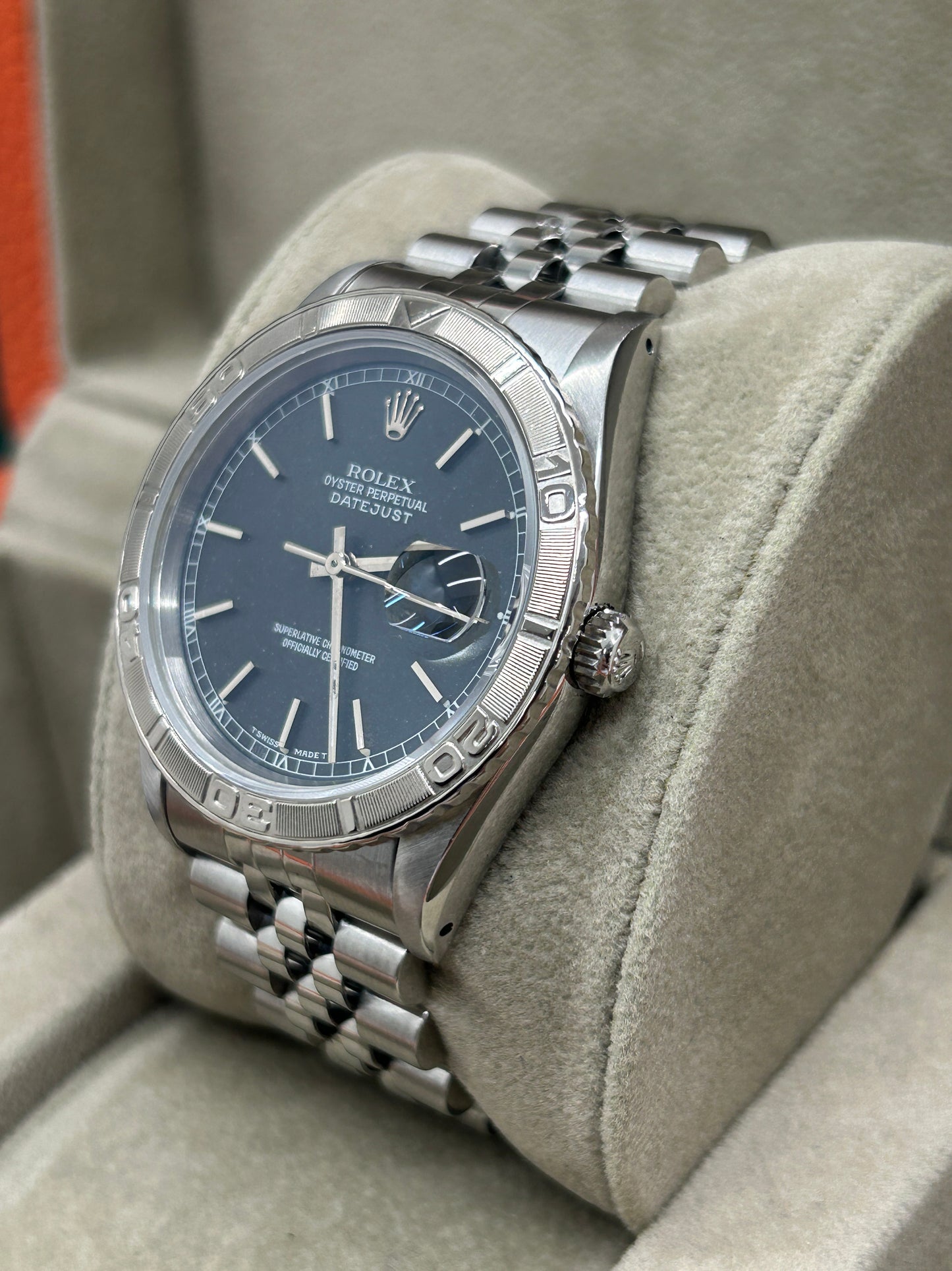 Rolex Datejust 36 Turn-O-Graph - Ref.16264 - Black Dial