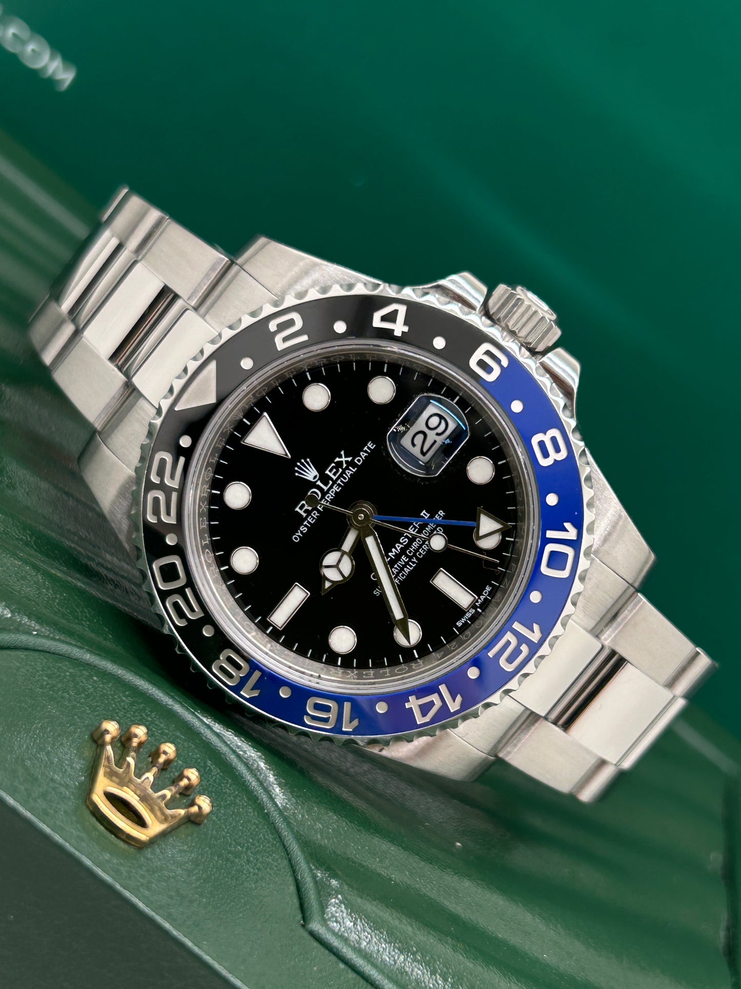 Rolex GMT-Master II "Batman" - Ref 116710BLNR - Year 2013