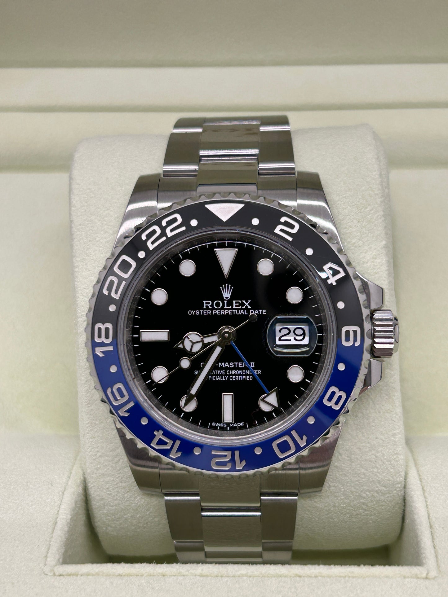 Rolex GMT-Master II "Batman" - Ref 116710BLNR - Year 2013