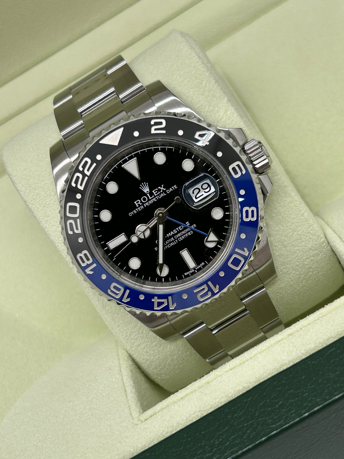Rolex GMT-Master II "Batman" - Ref 116710BLNR - Year 2013