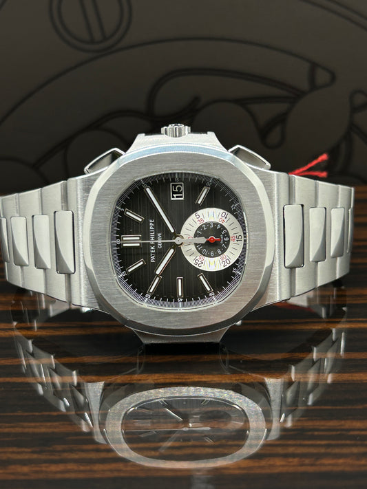 Patek Philippe Nautilus 5980/1A-014 - Chronograph - Grey Dial - Year 2012
